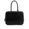 HERMES PLUME 28 BLACK BOX CALF HAND BAG 2002 SQUARE F GOLD HARDWARE 90332922
