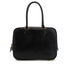 HERMES PLUME 28 BLACK BOX CALF HAND BAG 2002 SQUARE F GOLD HARDWARE 90332922