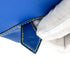 HERMES PLUME 28 BLUE FRANCE VEAU GULLIVER VIBRATO HAND BAG 2002 SQUARE F PALLADIUM HARDWARE 90322707