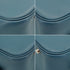 HERMES PLUME 28 BLUE JEAN VEAU EPSOM HAND BAG 2005 SQUARE I PALLADIUM HARDWARE 90335146