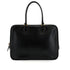 HERMES PLUME 32 BLACK BOXCALF HAND BAG 1994 CIRCLE X GOLD HARDWARE 90348309