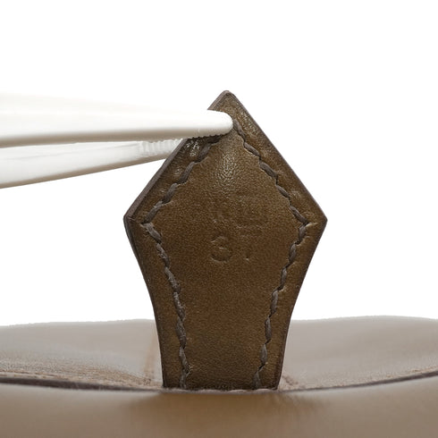 HERMES PLUME 32 EUCALYPSE BOX CALF HAND BAG 2008 SQUARE L PALLADIUM HARDWAR 90340476
