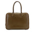 HERMES PLUME 32 EUCALYPSE BOX CALF HAND BAG 2008 SQUARE L PALLADIUM HARDWAR 90340476