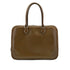 HERMES PLUME 32 EUCALYPSE BOX CALF HAND BAG 2008 SQUARE L PALLADIUM HARDWAR 90340476