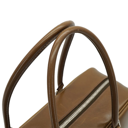 HERMES PLUME 32 EUCALYPSE BOX CALF HAND BAG 2008 SQUARE L PALLADIUM HARDWAR 90340476