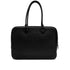 HERMES PLUME 32 HAND BAG WAFFLE DEUTCH BLACK 2003 SQUARE G PALLADIUM HARDWARE 90313853