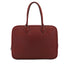 HERMES PLUME 32 HAND BAG WAFFLE DEUTCH ROUGE H 2003 SQUARE G PALLADIUM HARDWARE 90331931