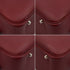 HERMES PLUME 32 ROUGE H TOGO HAND BAG 1999 SQUARE C PALLADIUM HARDWARE 90335878
