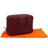 HERMES PLUME 32 ROUGE H TOGO HAND BAG 1999 SQUARE C PALLADIUM HARDWARE 90335878