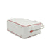 HERMES PLUME 32 WHITE ROUGE GARANCE VEAU EPSOM HAND BAG 2004 SQUARE H PALLADIUM HARDWARE 90326671