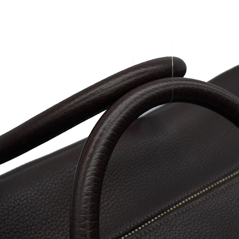 HERMES PLUME 45 CHOCOLAT TOGO 2001 SQUARE E PALLADIUM HARDWARE 90335577