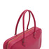 HERMES PLUME ELAN 28 FUCHSIA PINK CHEVRE HAND BAG 2006 SQUARE J PALLADIUM HARDWARE 90335573