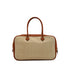 HERMES PLUME ELAN 28 GOLD PEAU DE PORC CRINOLINE HAND BAG 2001 SQUARE E GOLD HARDWARE 90348492