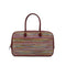 HERMES PLUME ELAN ROUGE H MULTICOLOR BOXCALF VIBRATO HAND BAG 2002 SQUARE F GOLD HARDWARE 90321081