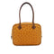 HERMES PLUME MINI CHESTNUT ETRUSQUE OSTRICH HAND BAG 2000 SQUARE D GOLD HARDWARE 90334139