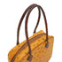 HERMES PLUME MINI CHESTNUT ETRUSQUE OSTRICH HAND BAG 2000 SQUARE D GOLD HARDWARE 90334139