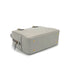 HERMES PLUME MINI GRAY BOX CALF HAND BAG 1999 SQUARE C GOLD HARDWARE 90319682