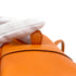 HERMES PLUME MINI ORANGE SWIFT HAND BAG 1998 SQUARE B GOLD HARDWARE 90322797
