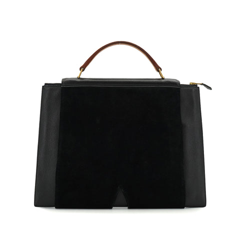 HERMES PRESIDENT BLACK GREEN DOBLIS LIZARD VEAU BARENIA HAND BAG 1988 CIRCLE R GOLD HARDWARE 90345058