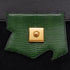 HERMES PRESIDENT BLACK GREEN DOBLIS LIZARD VEAU BARENIA HAND BAG 1988 CIRCLE R GOLD HARDWARE 90345058