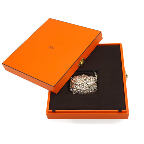 HERMES SAC BIJOU JEWEL SHOULDER BAG CHAINE D'ANCRE SILVER 925 90343004
