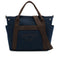 HERMES SAC DE PANSAGE GROOM BLUE NAVY FEU ORANGE TOILE CHEVRONS 2018 C PALLADIUM HARDWARE 90312667