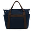 HERMES SAC DE PANSAGE GROOM BLUE NAVY FEU ORANGE TOILE CHEVRONS 2018 C PALLADIUM HARDWARE 90312667