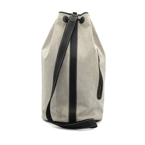 HERMES SAC MARINE RECIF GM BLACK TOILE H NEGONDA SHOULDER BAG 90333256
