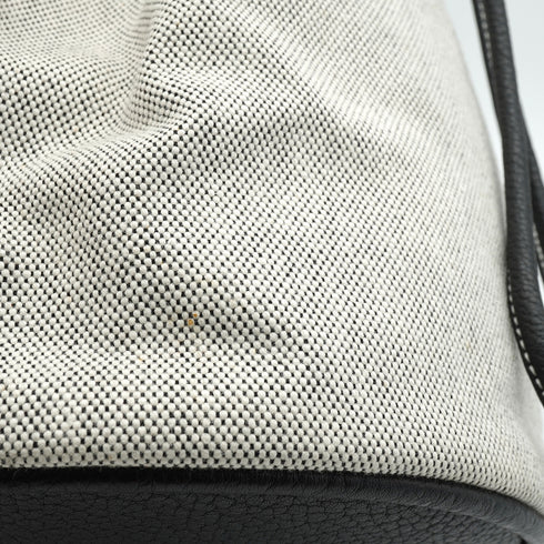 HERMES SAC MARINE RECIF PM BLACK TOILE H NEGONDA SHOULDER BAG 90339116