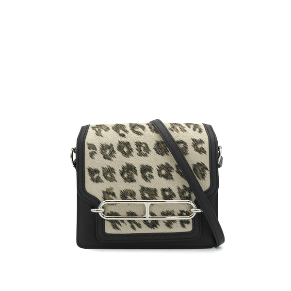 HERMES SAC ROULIS 18 MINI NOIR VEAU SWIFT UNBORN CALF SHOULDER BAG 2022 U STAMP PALLADIUM HARDWARE 90350864