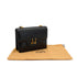 HERMES SANDRINE BLACK BOX CALF SHOULDER BAG 1978 CIRCLE H GOLD HARDWARE 90332563