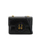 HERMES SANDRINE BLACK BOX CALF SHOULDER BAG 1978 CIRCLE H GOLD HARDWARE 90332563