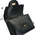 HERMES SANDRINE BLACK BOX CALF SHOULDER BAG 1978 CIRCLE H GOLD HARDWARE 90332563