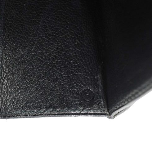 HERMES SANDRINE BLACK BOX CALF SHOULDER BAG 1978 CIRCLE H GOLD HARDWARE 90332563