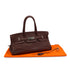 HERMES SHOULDER BIRKIN 42 HAVANE TAURILLON CLEMENCE HAND SHOULDER BAG 2004 SQUARE H PALLADIUM HARDWARE 90335584