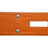 HERMES SHOULDER BIRKIN ORANGE TAURILLON CLEMENCE HAND BAG 2005 SQUARE I PALLADIUM HARDWARE 90339634