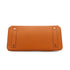 HERMES SHOULDER BIRKIN ORANGE TAURILLON CLEMENCE HAND BAG 2005 SQUARE I PALLADIUM HARDWARE 90339634