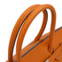 HERMES SHOULDER BIRKIN ORANGE TAURILLON CLEMENCE HAND BAG 2005 SQUARE I PALLADIUM HARDWARE 90339634