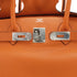 HERMES SHOULDER BIRKIN ORANGE TAURILLON CLEMENCE HAND BAG 2005 SQUARE I PALLADIUM HARDWARE 90339634
