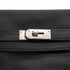 HERMES SHOULDER KELLY 40 BLACK TAURILLON CLEMENCE HAND BAG 2008 SQUARE L PALLADIUM HARDWARE 90327154