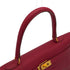 HERMES SHOULDER KELLY 42 RUBIS TAURILLON CLEMENCE HAND SHOULDER BAG 2011 SQUARE O GOLD HARDWARE 90339881