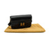 HERMES SOROGNE BLACK BOX CALF SHOULDER BAG 1988 CIRCLE R GOLD HARDWARE 90340911