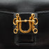 HERMES SOROGNE BLACK BOX CALF SHOULDER BAG 1988 CIRCLE R GOLD HARDWARE 90340911