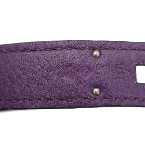 HERMES SO KELLY 22 BLUE OBSCUR ULTRA VIOLET TOGO SHOULDER BAG 2013 SQUARE Q PALLADIUM HARDWARE 90339954