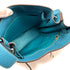 HERMES SO KELLY 22 TURQUOISE TAURILLON CLEMENCE SHOULDER BAG 2014 SQUARE R PALLADIUM HARDWARE 90313846