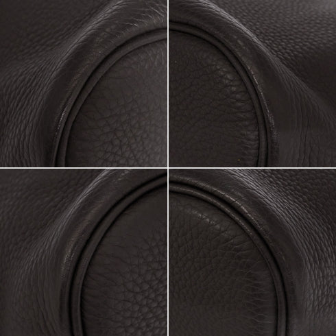HERMES SO KELLY 26 PLOMB CHOCOLAT TAURILLON CLEMENCE SHOULDER BAG 2014 R STAMP PALLADIUM HARDWARE 90343411