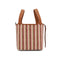 HERMES STRIPE PICOTIN LOCK 18 PM COUVERTURE GOLD ECRU SWIFT TOILE H 2024 W STAMP PALLADIUM HARDWARE 90339638