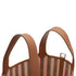 HERMES STRIPE PICOTIN LOCK 18 PM COUVERTURE GOLD ECRU SWIFT TOILE H 2024 W STAMP PALLADIUM HARDWARE 90339638
