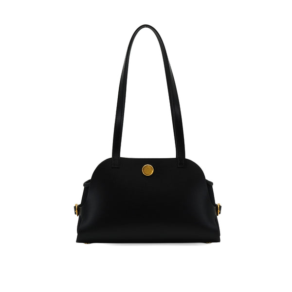 HERMES TABLIER SELLIER BLACK VACHE HUNTER SWIFT TOILE MILITAIRE 2025 K STAMP GOLD HARDWARE 90332562