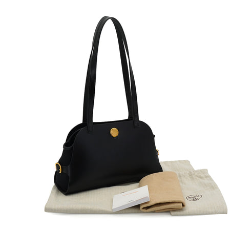 HERMES TABLIER SELLIER BLACK VACHE HUNTER SWIFT TOILE MILITAIRE 2025 K STAMP GOLD HARDWARE 90332562